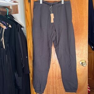 NWT SKIMS Ash Gray French Terry Jogger Sweatpants Sz M